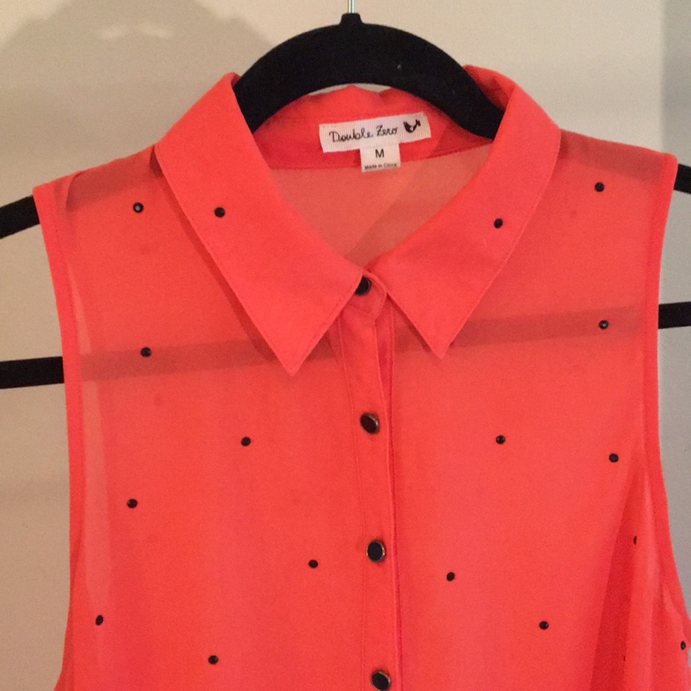 Sheer button down - Picture 2 of 3
